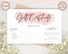 Gift Voucher, Gift Certificate Template. Editable Gift Card template, DIY Shop Voucher Template. DIY Coupons for last minute gift. Editable. 