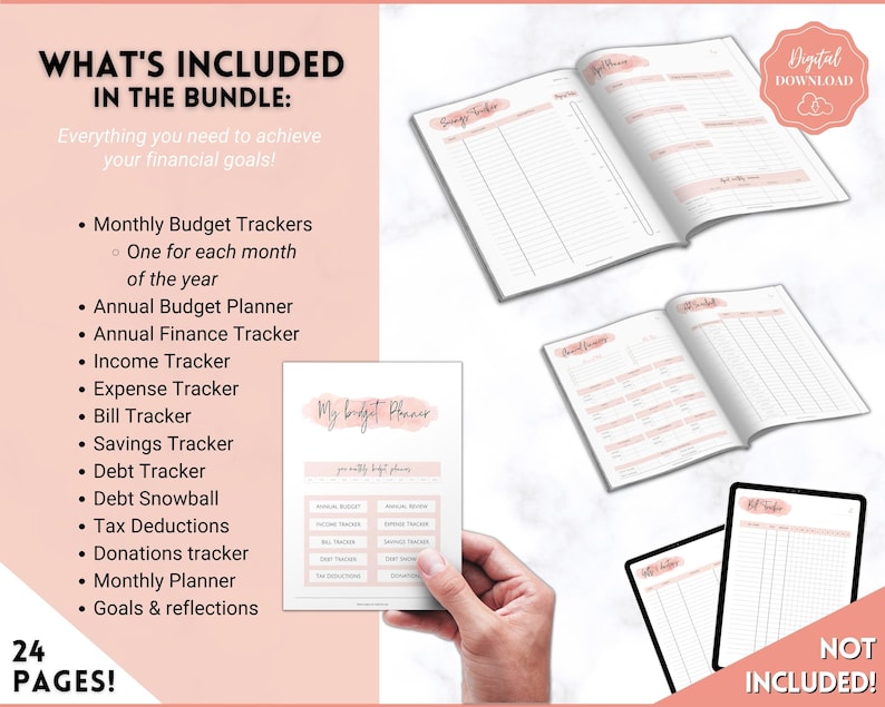 DEBT PAYOFF TRACKER, Debt Snowball, Debt Tracker Printable, Dave Ramsey, Debt Zahlungen, Finanzplaner, Haushaltsplaner, schuldenfreier Fortschritt, Bild 10