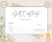 Gift Certificate Template. Editable Gift Voucher, Gift Card template, DIY Shop Voucher Template. DIY Coupons Last minute Gift. Google Slides 