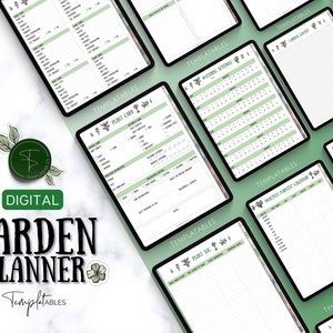 Digital Gardening Planner, Plant Journal, Garden Planner 2024, Planting Calendar, Plant Care, Seed Starting, Herb Notes, GoodNotes, iPad