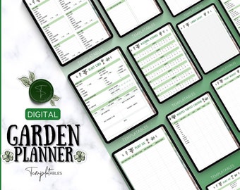 Digital Gardening Planner, Plant Journal, Garden Planner 2024, Planting Calendar, Plant Care, Seed Starting, Herb Notes, GoodNotes, iPad