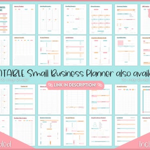 Digital Small Business Planner, Undated Trackers, Social Media, Finances, GoodNotes Digital Journal, Monthly, Weekly, Side Hustle, iPad image 10