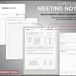 Supernote | ALL ACCESS template pack | 2026 Daily Planner, Digital To Do List, Meeting Minutes, Journal & Notebook, Calendar, a5x, a6x image 6