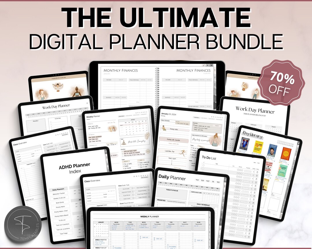 Digital Planner BUNDLE! 15+ Goodnotes Planners! 2025 Daily Weekly ...
