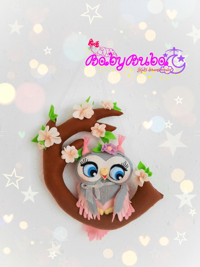 Owl Baby Room Decor Owl Wall Baby Room Decor Woodland Animals Etsy