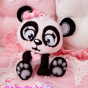 Panda jungle baby room decor Panda nursery decor Panda bear toy Panda baby gift Panda bear crib baby toy Panda baby photo prop Panda gift