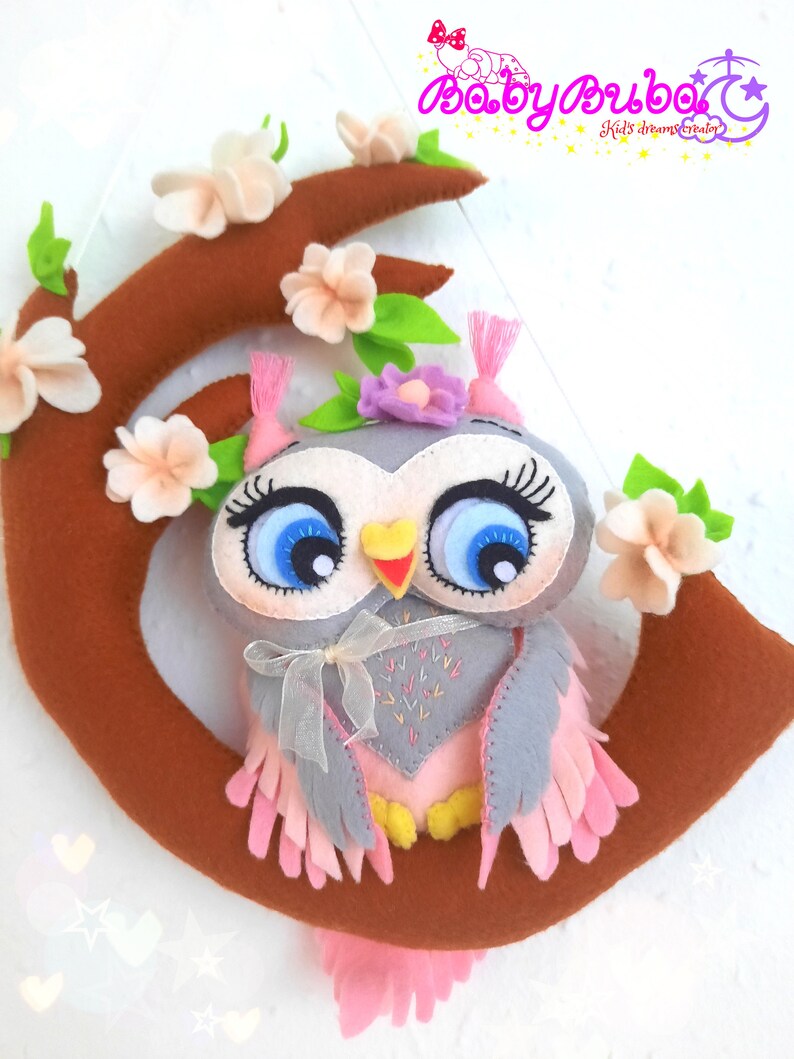 Owl Baby Room Decor Owl Wall Baby Room Decor Woodland Animals Etsy