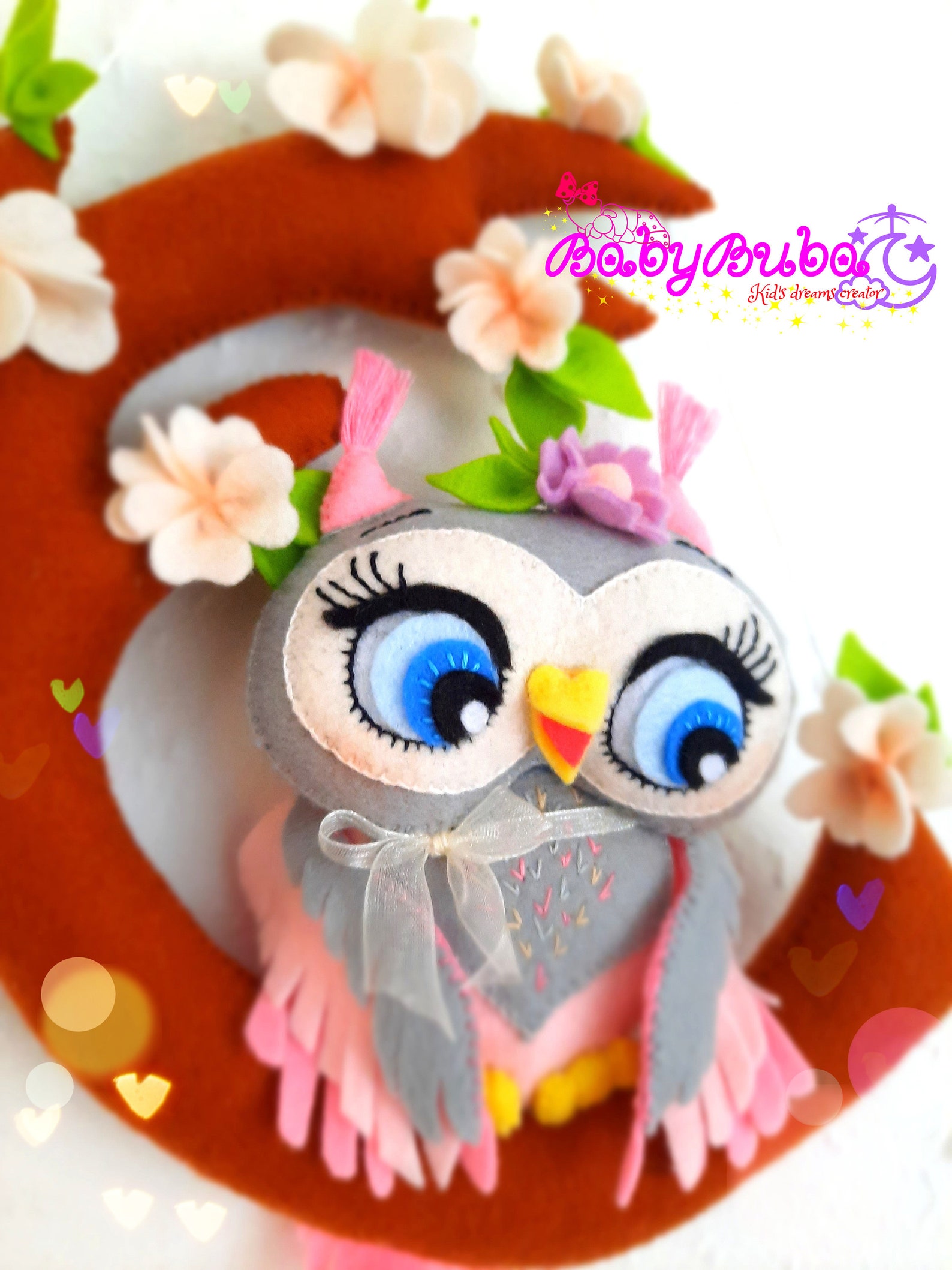 Owl Baby Room Decor Owl Wall Baby Room Decor Woodland Animals Etsy