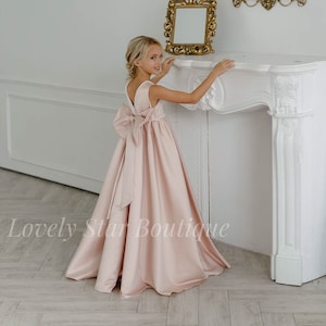 Long/short Blush Bridesmaid Dress Convertible Bridesmaid Dress