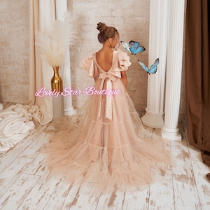 Satin flower girl dress,Flower girl dress tulle,Girl wedding dress,Junior bridesmaid dress,Toddler dress,Rustic flower girl dress,Tutu dress