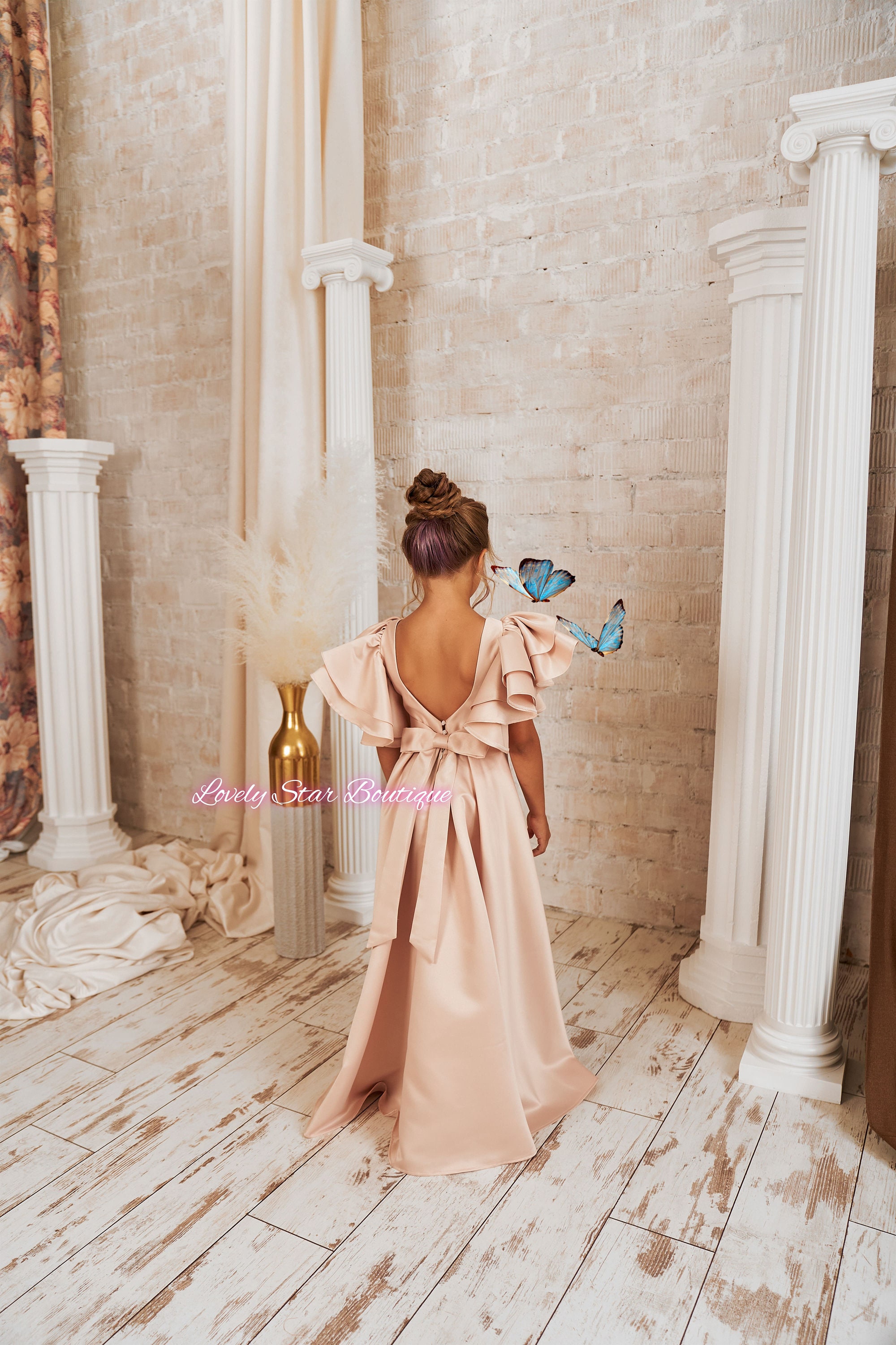 Glamorous flower hotsell girl dresses