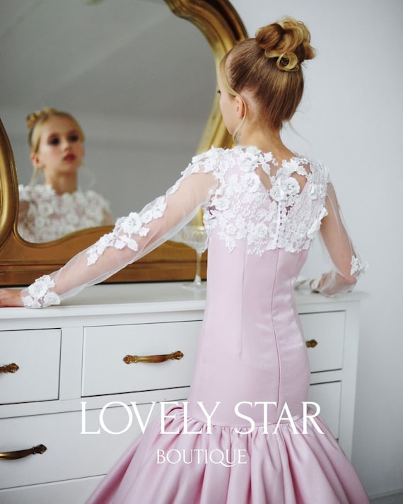Pink Flower Girl Dress,lace Girl Dress,satin Flower Girl Dress,junior Bridesmaid Dress,transformer Dress,flower Girl Dress Train,baby Dress - Etsy Pink Flower Girl Dress,lace Girl Dress,satin Flower Girl Dress,junior Bridesmaid Dress,transformer Dress,flower Girl Dress Train,baby Dress - Etsy