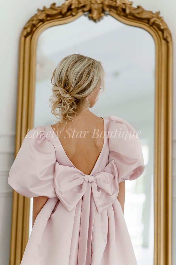 satin toddler dress Blush Pearl Pink Satin Princess Dress Kids Clothing World