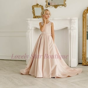 low cut back evening dress Fitted Long Open Prom by LaDivine CC2162 This matte satin v New with tags Candalite Color:Silver/Champagne fit:Midi