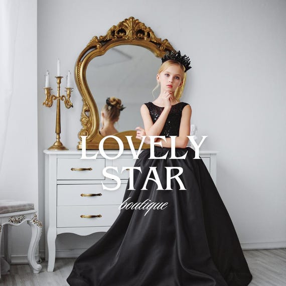 modest silver bridesmaid dresses Sequined Junior Bridesmaid Dresses,A-line Flower Girl Dress,JB00019 main image 1