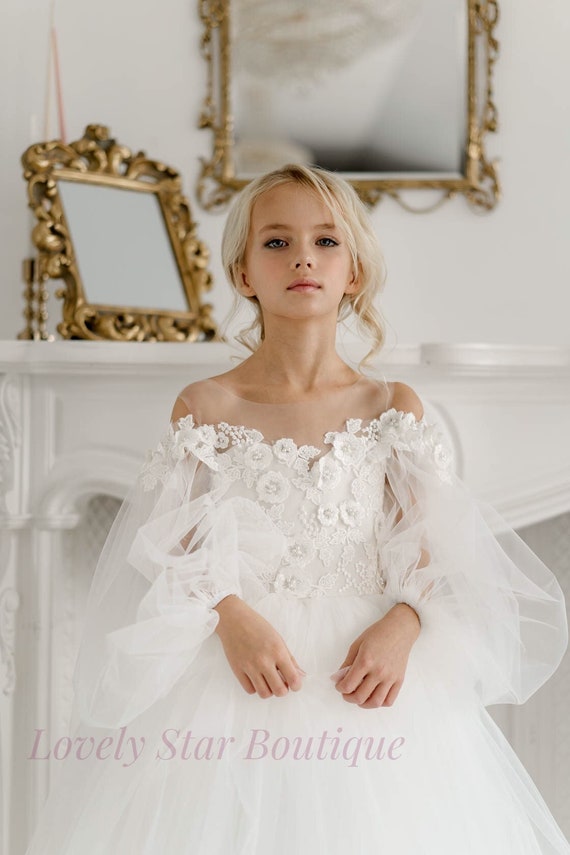Lovely Tulle Little Girl Dresses, Flower Girl Dresses Lovely Tulle Little Girl Dresses, Flower Girl Dresses