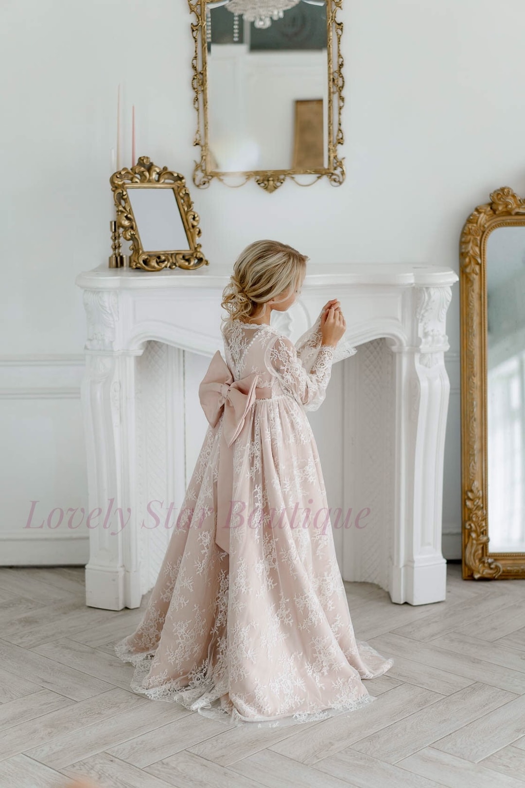 Gown Judy's Dress Barn Satin Flower Girl Dress,flower Girl