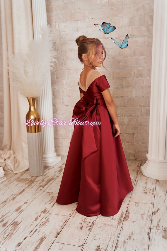 Short Loveky Satin Bridesmaid Dresses With Bow Short Loveky Satin Bridesmaid Dresses With Bow
