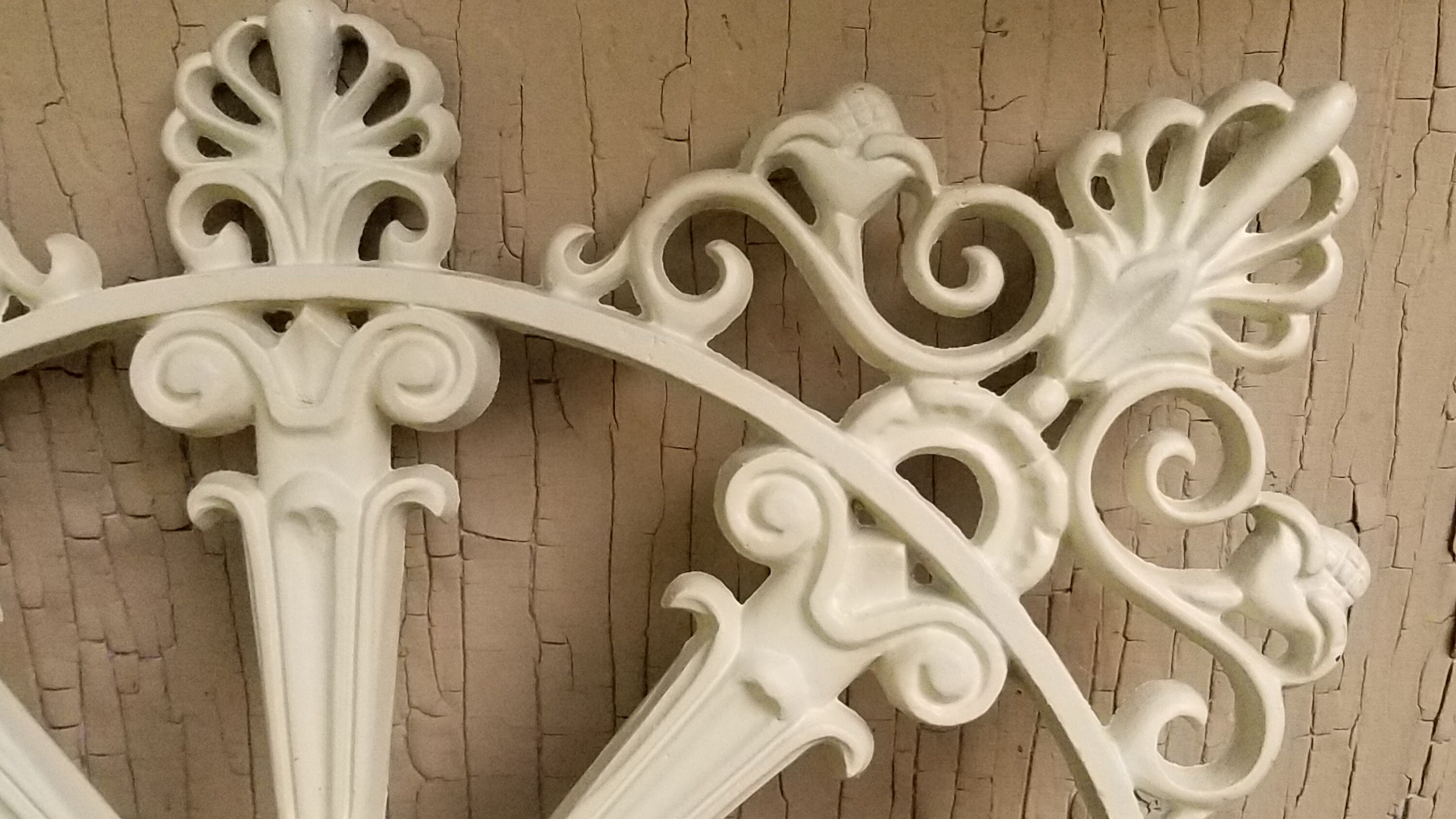 Ornate Large Castiron Wall Medallionmetal Wall Etsy