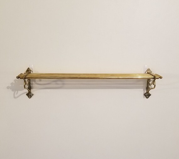 Victorian Era Brass Railroad Car Hat Rack/shelf Etsy