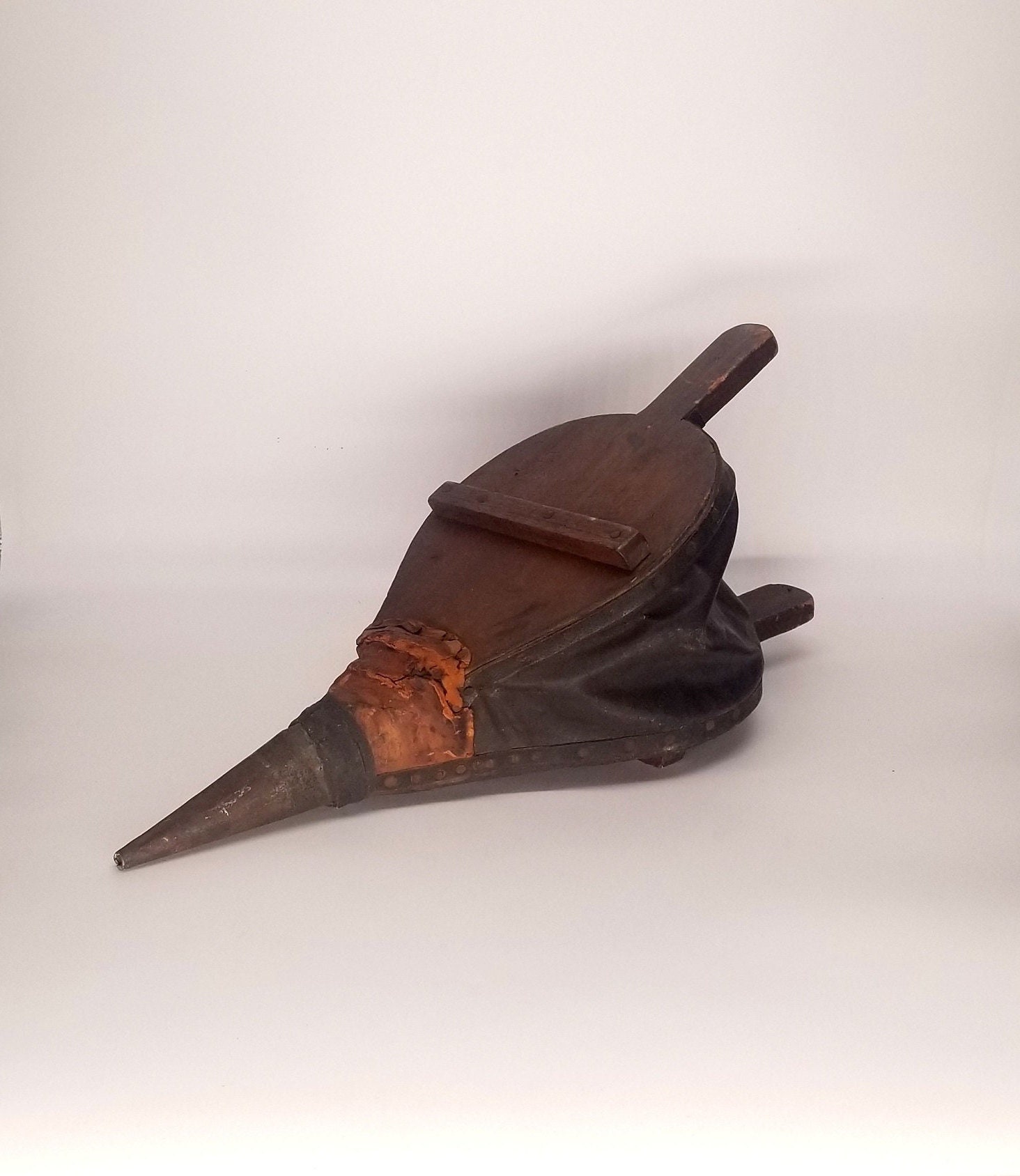 Large Primitive Wood & Leather Bellows|Country Home|Fireplace Decor|Country Living|Cabin Ranch Decor|Rustic Western Decor|Lodge Decor|Home