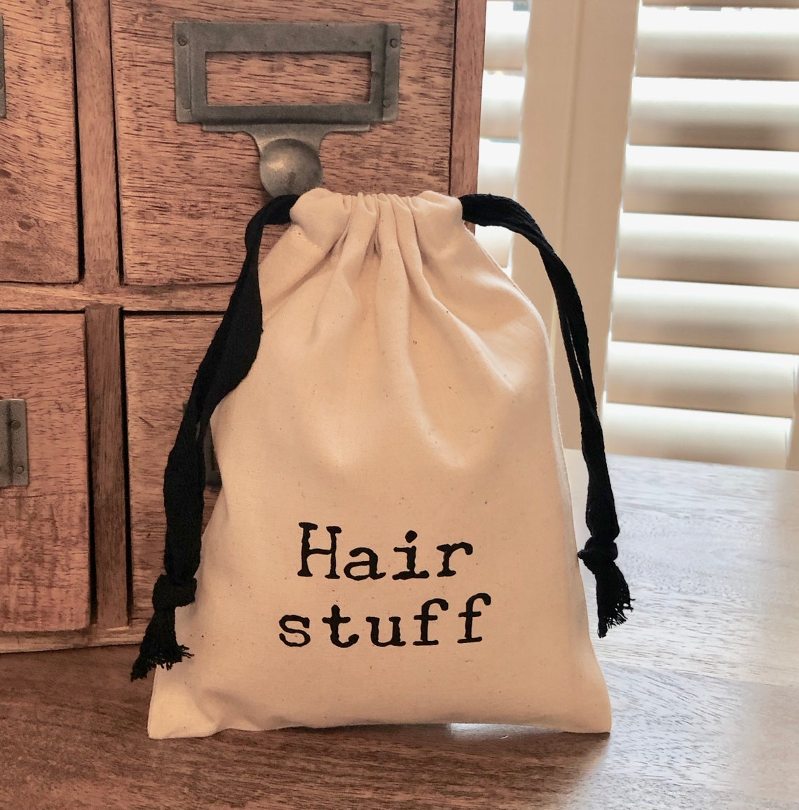 Hair Stuff Drawstring Travel Bag Etsy