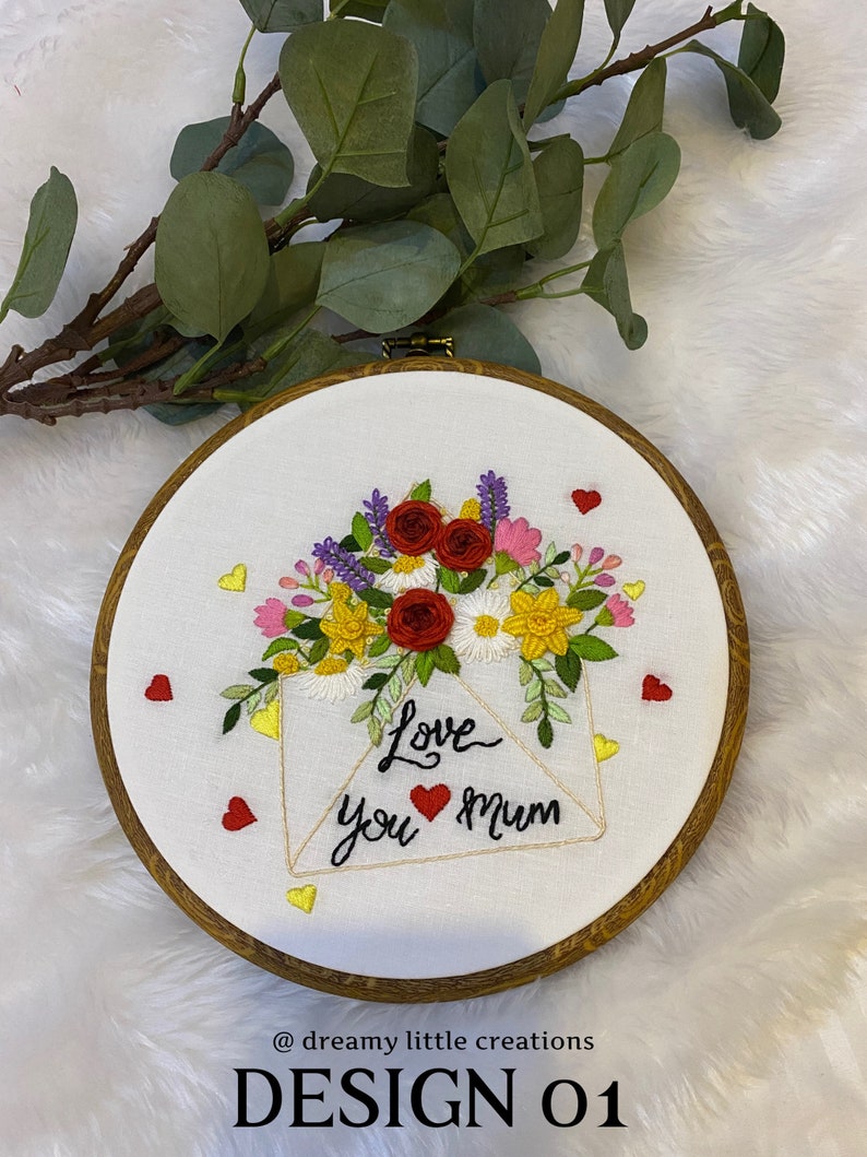 Valentine red rose hoops,floral embroidery hoop,red roses,Embroidery hoop,valentine gift,mothers day gift,Custom Embroidery hoop imagem 1