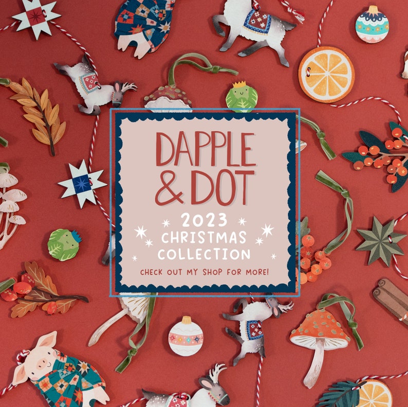 Make Your Own Scandi House Garland Pop Out Christmas Wooden Banner DIY