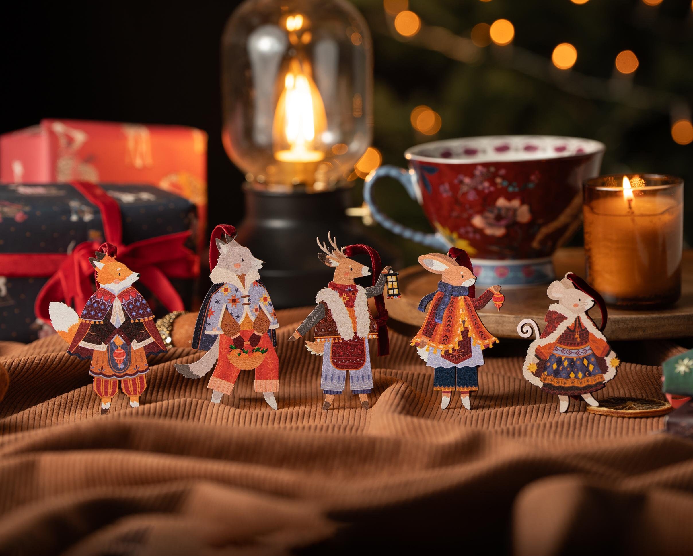 Christmas Tree – wooden mantle ornament