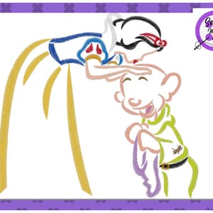 Snow White Kissing Dopey Inspired