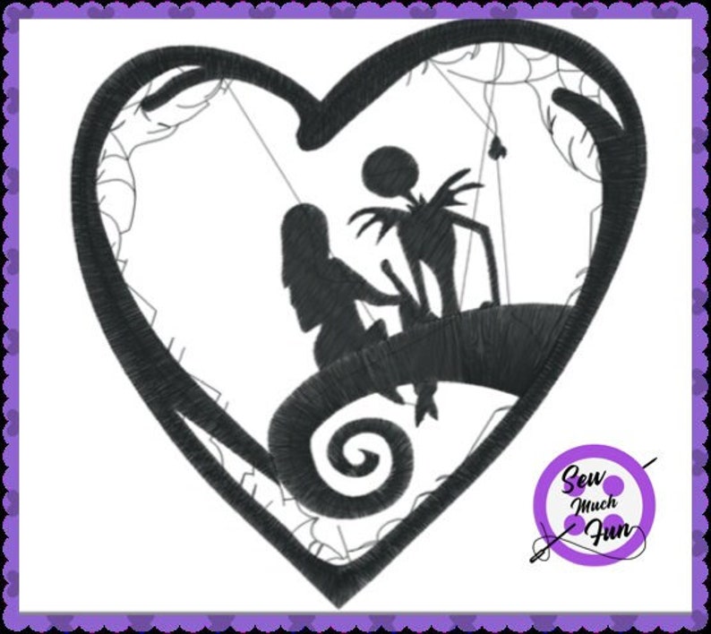 Nightmare Before Christmas Inspired Embroidery File - Etsy