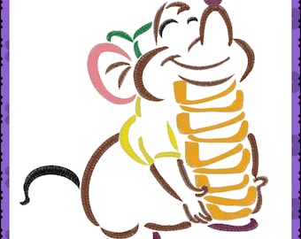 Octavius (Gus Gus) von Cinderella inspirierte digitale Stickdatei
