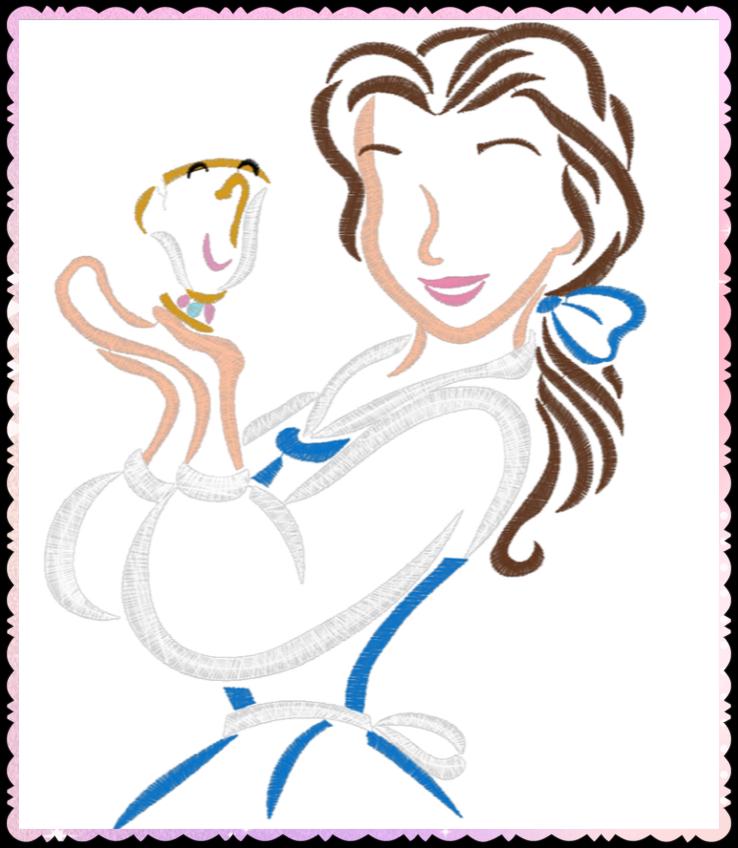 Beauty and the Beast Belle and Chip Inspired - Etsy