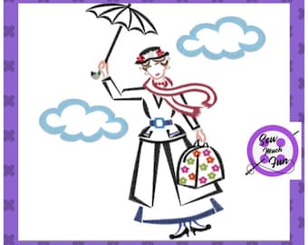 Mary Poppins inspiriertes Fliegen