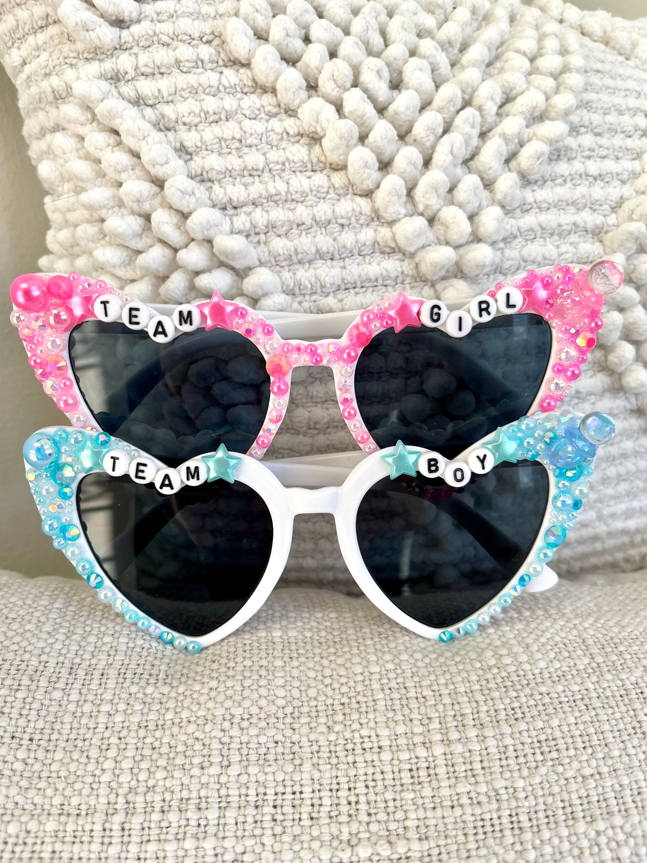 Bebe Heart-Shaped Sunglasses–SilverTone w Rhinestone Trim n Blue Lenses-(NWT) bebe Sunglasses & Sunglasses Accessories for Women for sale  main image 4