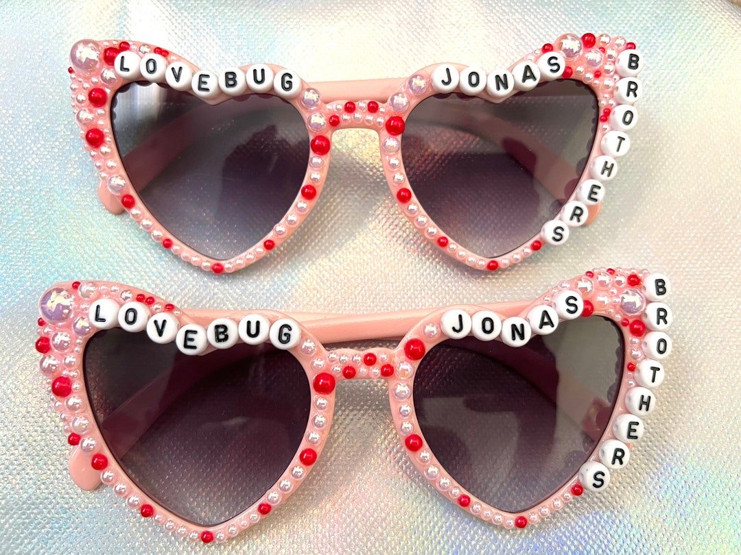 Jonas Brothers Glasses, Jonas Brothers Tour Sunglasses, Custom
