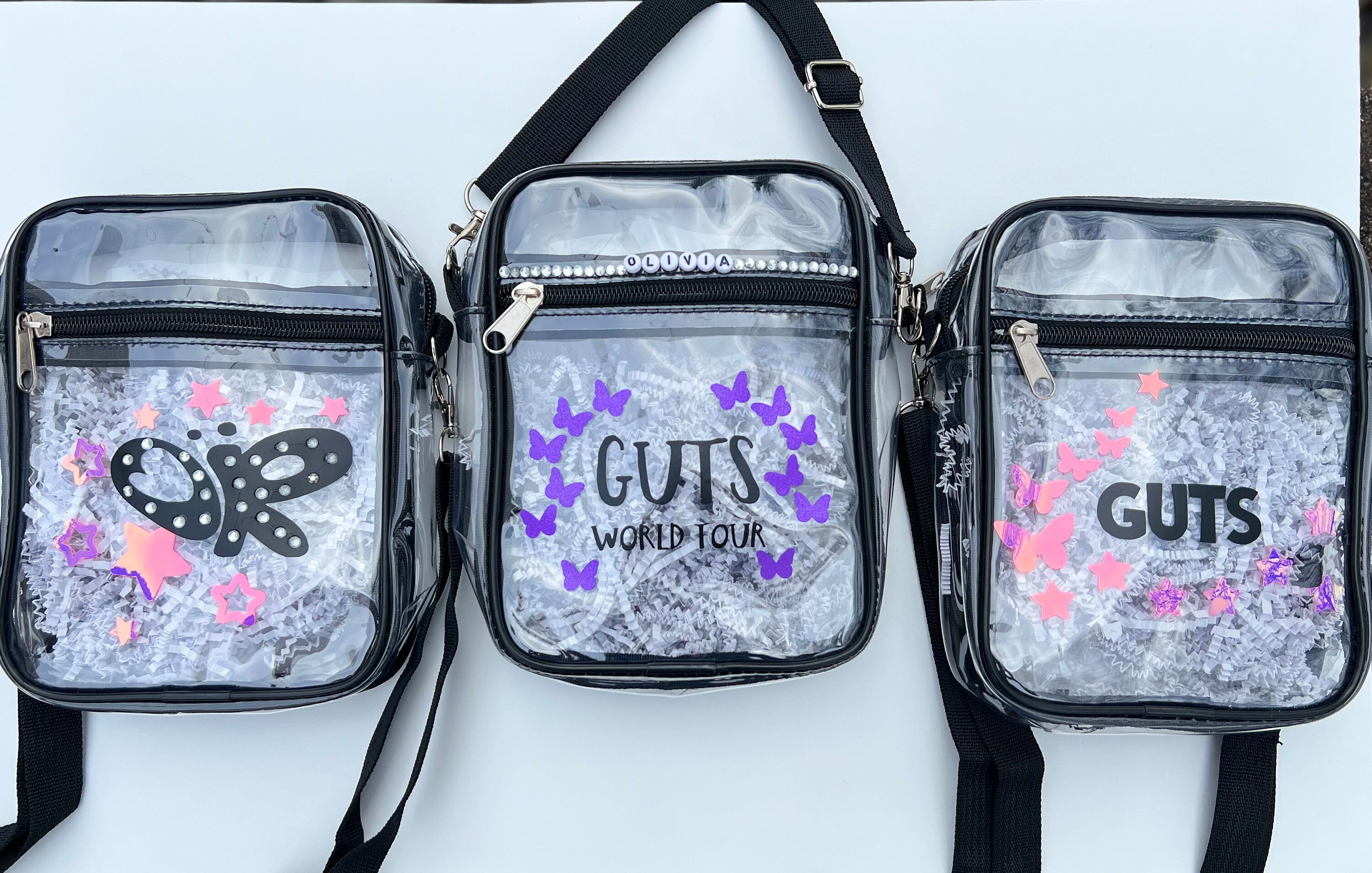 Olivia Rodrigo Guts World Tour Stadium Bag, Stadium Approved