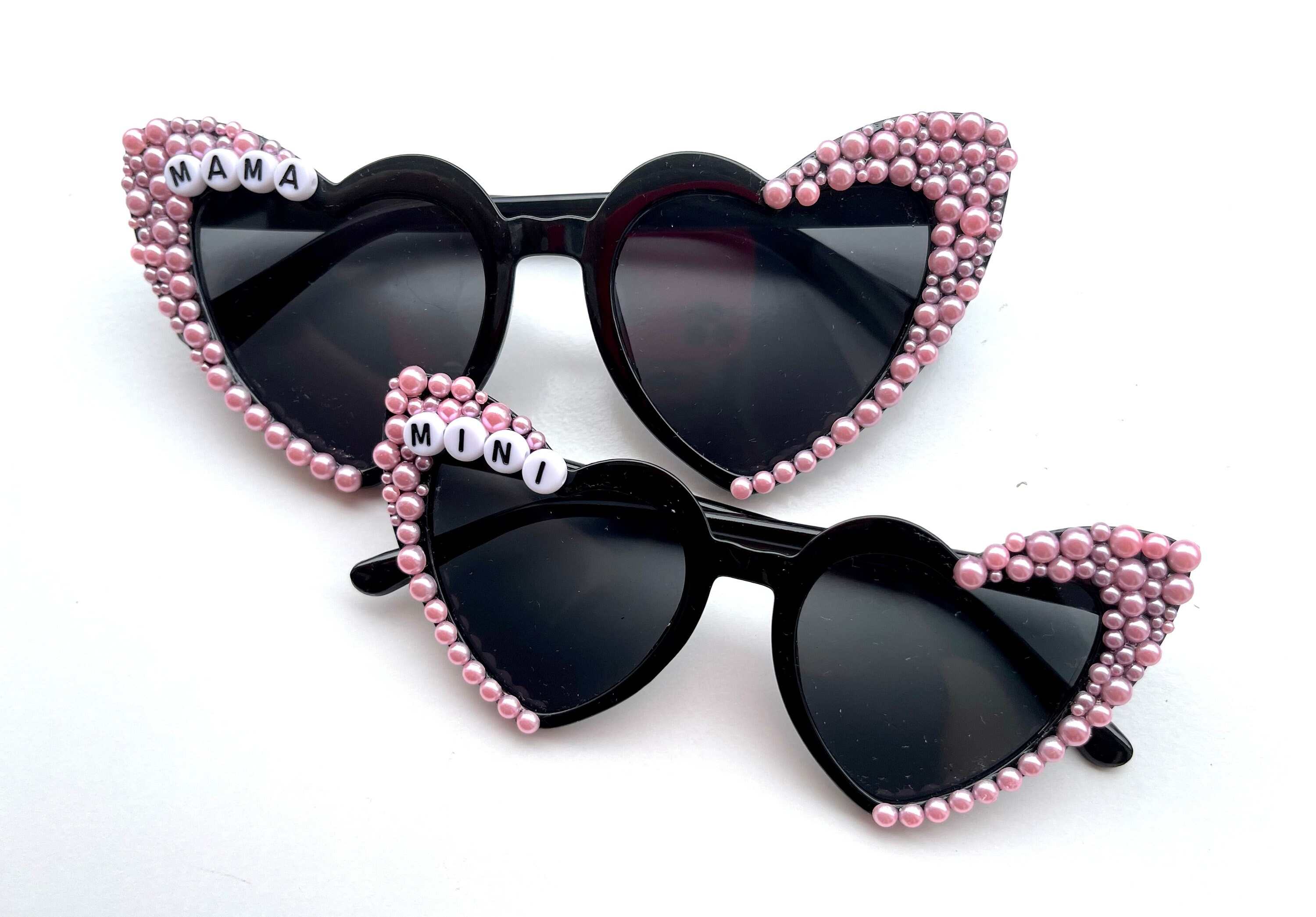 Juicy Couture Sienna/S Sunglasses Rhinestone Heart Black Y2K  display picture 1