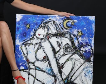 Universe (Painted with glow-in-the-dark applications)