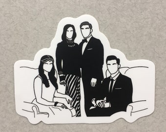 Rose Family Portrait vinyl sticker