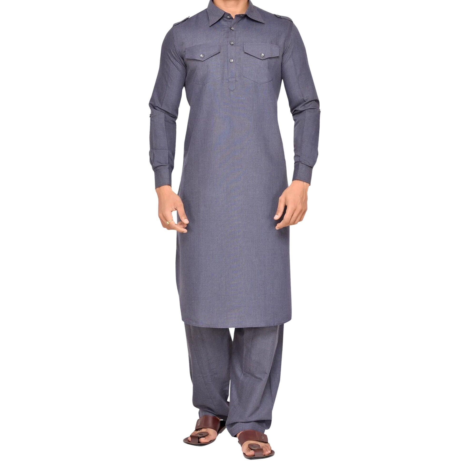 Simple Plain Grey Cotton Silk Pathani Suit, Latest designer pathani suit  for men, Designer pathani… | Islamic fashion men, Men fashion casual  outfits, Pathani kurta