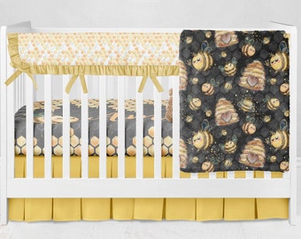 Yellow Crib Bedding Etsy