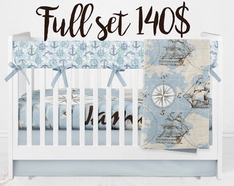 The theme to install baby bedding is crucial thing and it is a must for you to create good atmosphere in your baby's room to grow him better. nautical nursery bedding etsy