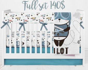 panda cot bedding