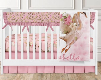 swan cot set