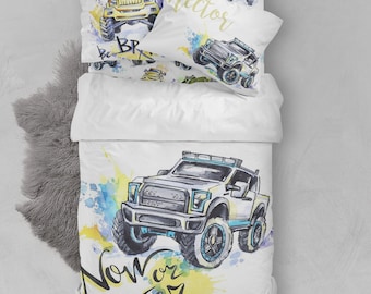Monster truck bed | Etsy Monster Machines Single Duvet Cover Set