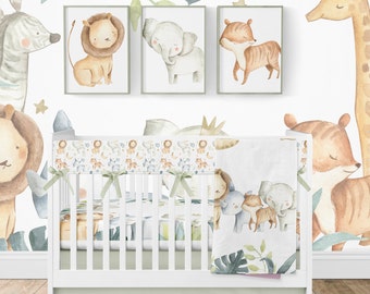 safari crib bedding