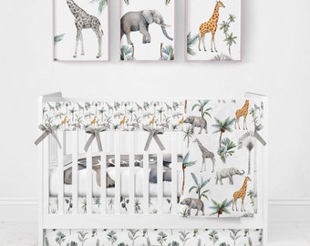 jungle cot sheets