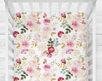 floral crib sheet canada