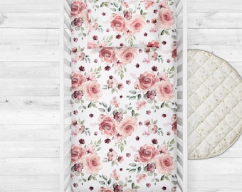 floral baby sheets